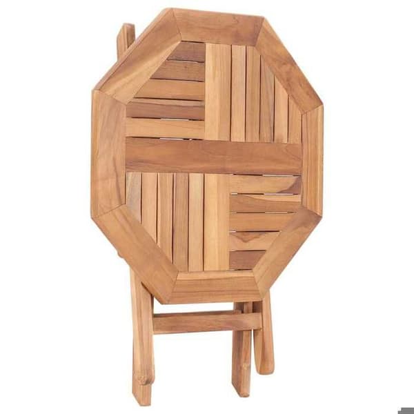 Maison Exclusive - Sammenklappeligt havebord 45x45x45 cm Solid teaktræ