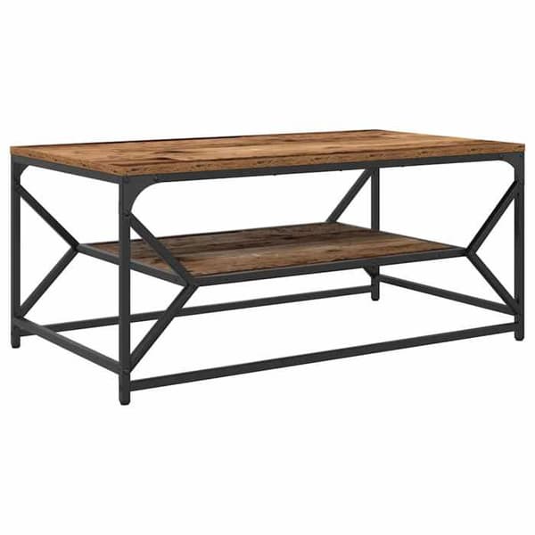 Soffbord - EXKLUSIV HEM - 90x50x40 cm - Matt finish - Stålstruktur - Rektangulär