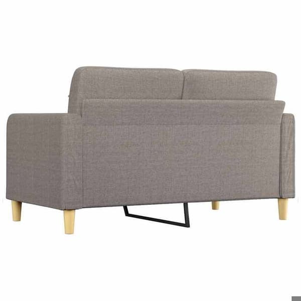 Maison Exclusive - Soffa 2-sits Taupe 140 cm Tyg