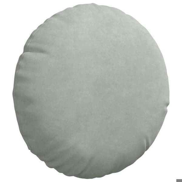 Maison Exclusive - Sittkuddar 2 st Sammet Ljusgrå Ø30 x 13 cm Ljusgrått