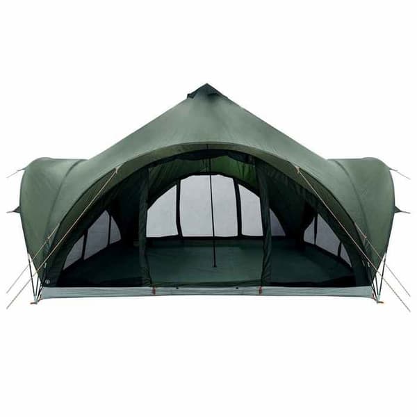 Maison Exclusive - Tipi Tält 6.0 personer Grön armé Polyester och Stål