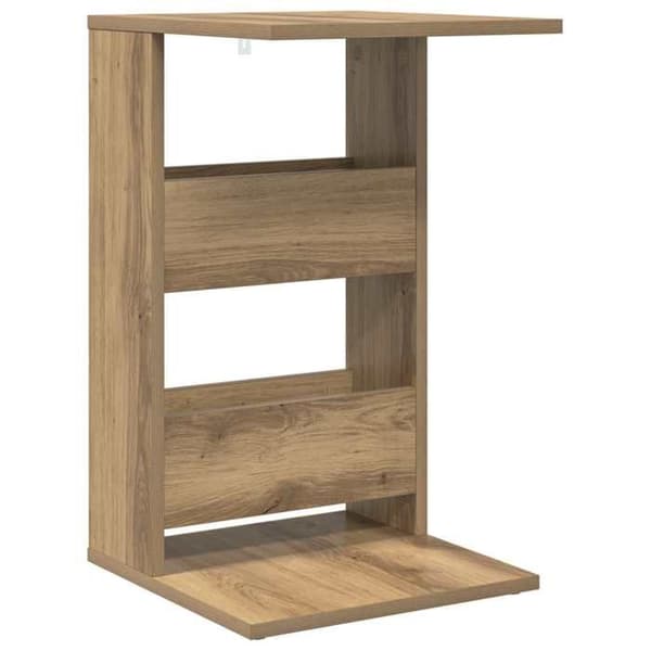 Sidebord - MAISON EXCLUSIVE - Håndlavet eg - Spånplader - 40 x 35 x 60,5 cm - Moderne