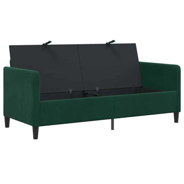 Maison Exclusive - Soffa med förvaring Mörkgrön 172 x 78 x 87 cm Polyester