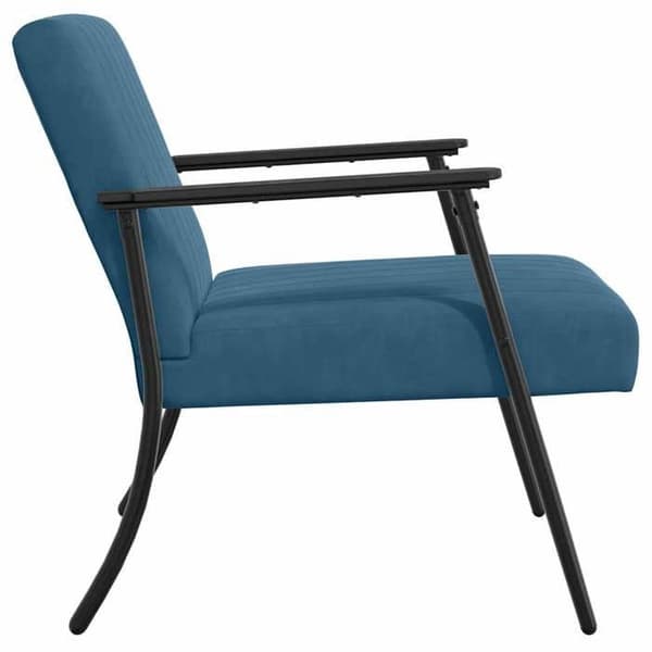 Maison Exclusive - blå velour lænestol