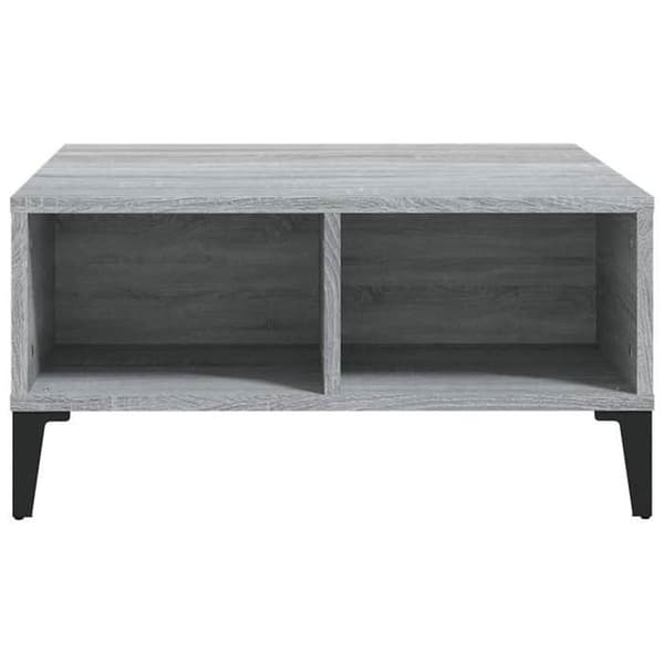 Maison Exclusive - Soffbord sonoma grå 60x60x30 cm ingenjörsträ sonoma grå