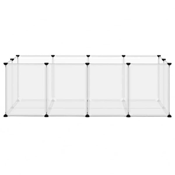 Kasser & bure - MAISON EXCLUSIVE - 144x74x46,5 cm - Vandafvisende PP-paneler - Stålrammer - Nem montering