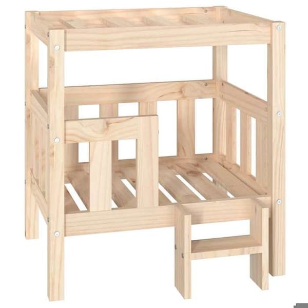 Maison Exclusive - Hundsäng 65,5x50,5x70 cm Solid furu