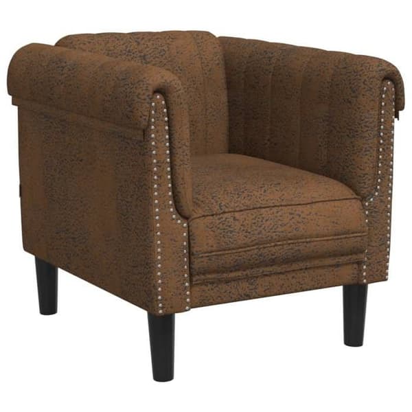 Maison Exclusive - 3-delat soffset i brun sammet Marron (sammet)