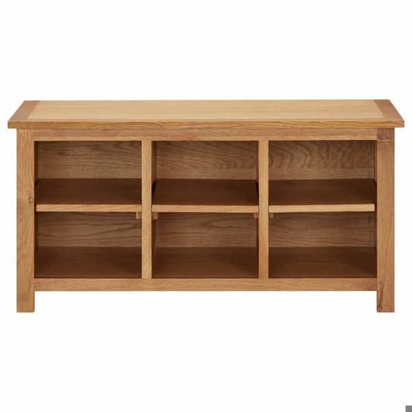 Maison Exclusive - Skohylde 90x37x45 cm Solid egetræ ekträ
