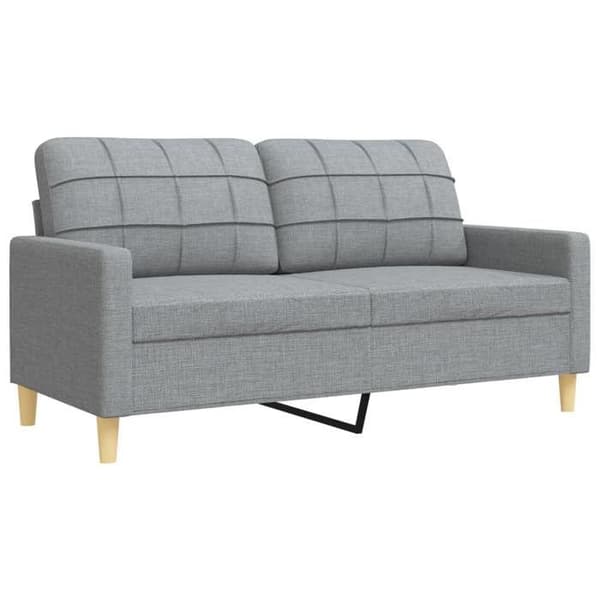 Maison Exclusive - Sæt af 3 sofaer lys grå stof
