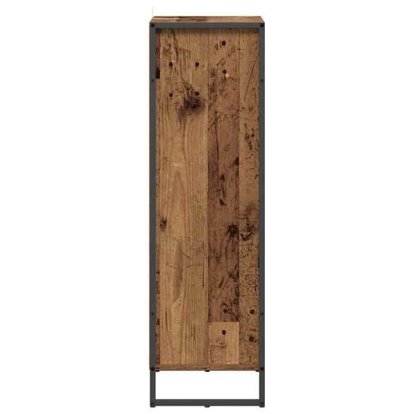 Maison Exclusive - Kylpyhuonekaappi Vanha Puu 40 x 30 x 100 cm