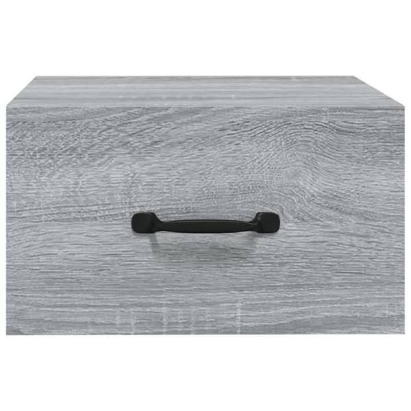 Maison Exclusive - Väggmonterad sängbord Sonoma grå 35x35x20 cm Sonoma grå
