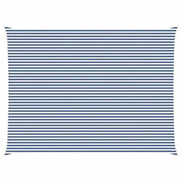 Maison Exclusive - Blå och Vit Skuggtält 6 x 8 m 100 % polyester Oxford