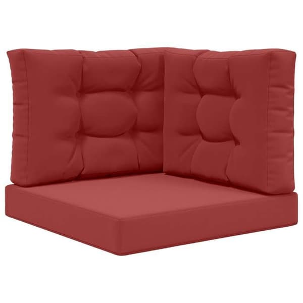 Maison Exclusive - Udendørs sofa pude Polyester Bordeaux 60 x 60 cm Bordeaux