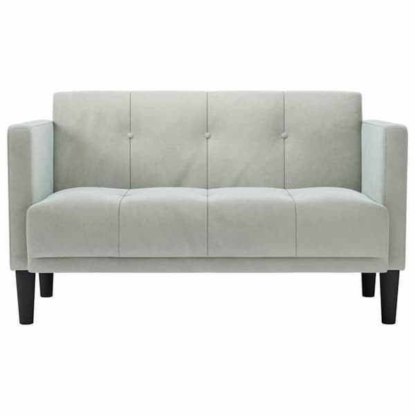 Maison Exclusive - Sofa til to personer lys grå 111 cm velour