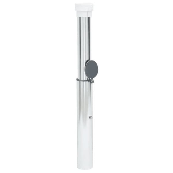 Maison Exclusive - Grävd parasollbas för mast 40-50 mm silverfärgad aluminium Silver
