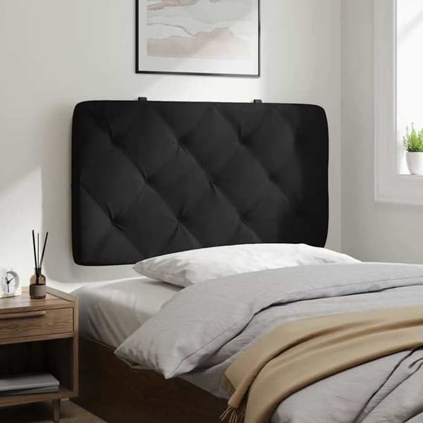 Maison Exclusive - Musta 80 cm samettinen päätytyyny Svart