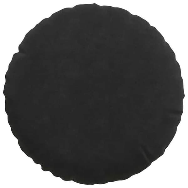 Maison Exclusive - Sittkuddar 2 st Sammet Svart Ø30 x 13 cm