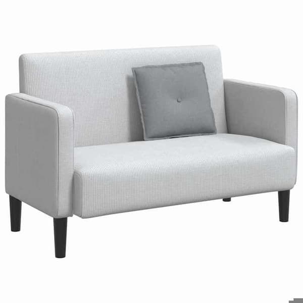 Maison Exclusive - Lys grå rygpude 50 x 19 x 45 cm stof