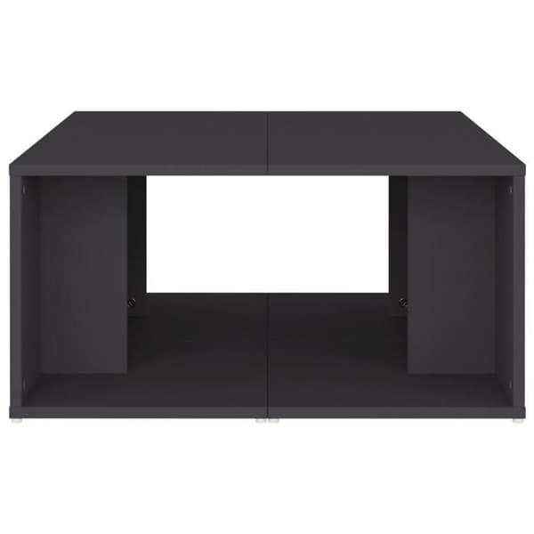 Borde - EKSKLUSIV HUS - Sæt med 4 dele - Grå - 33x33x33 cm - Spånplader grå