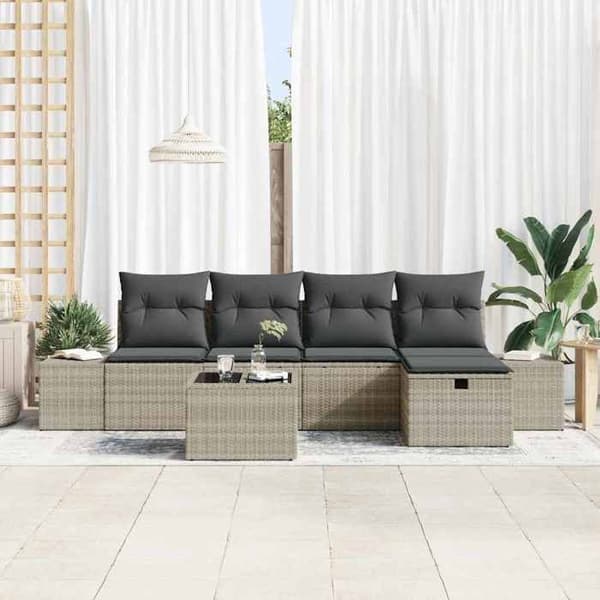 Maison Exclusive - Set med soffor 6 st polyrotin