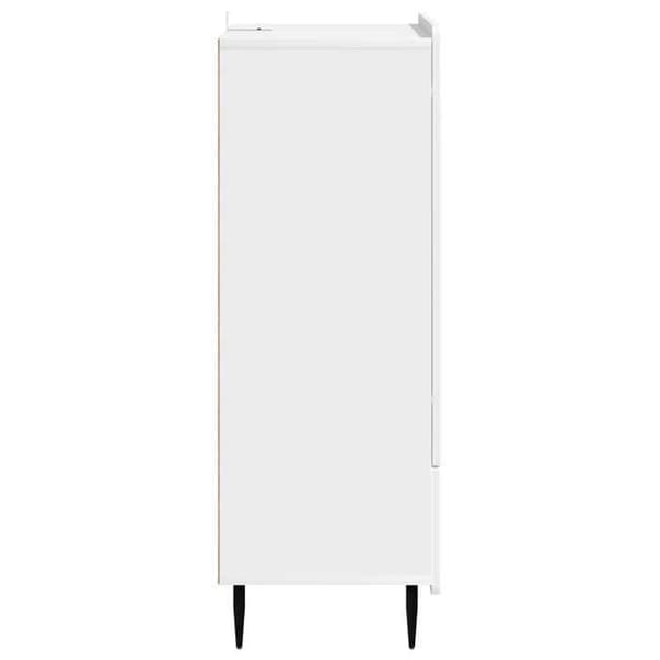 Maison Exclusive - Buffé Vit 66 x 34,5 x 97 cm Ingenjörsträ