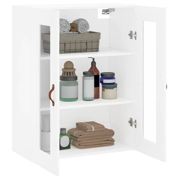 Maison Exclusive - Väggskåp vit 69,5x34x90 cm