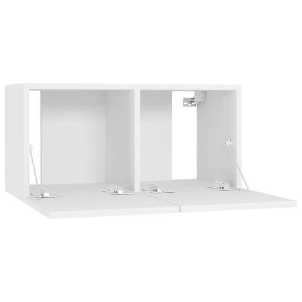 Maison Exclusive - Väggmonterad TV-möbel Vit 60x30x30 cm
