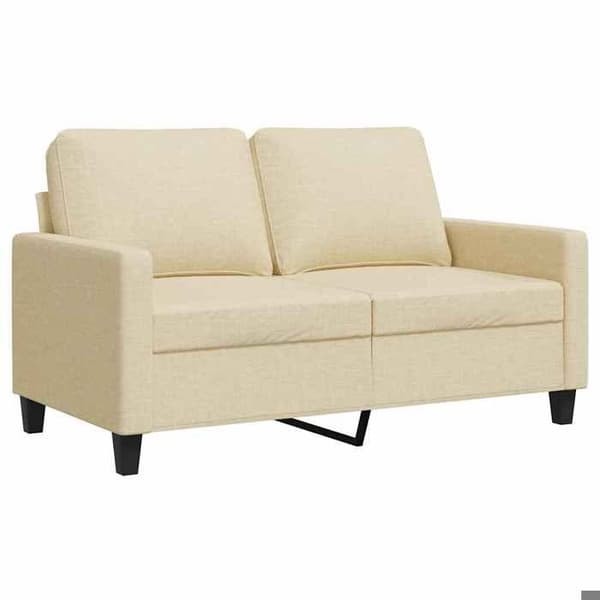 Maison Exclusive - 2-personers sofa Creme 120 cm Stof