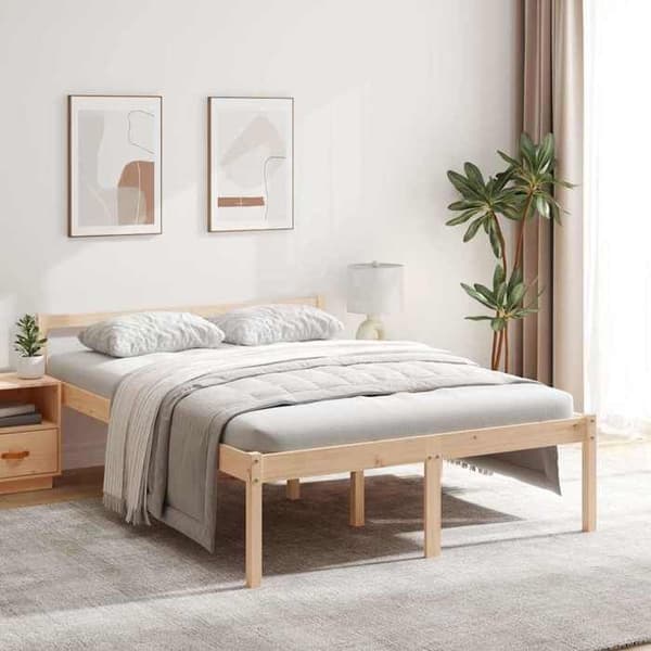 Lit - EKSKLUSIVT HUS - 120 x 190 cm - Massivt træ - Siddehøjde 45 cm - Opbevaring under seng