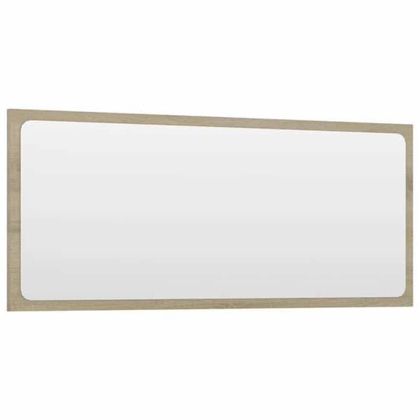Maison Exclusive - Badrumsspegel Ek sonoma 90x1,5x37 cm Agglomerat
