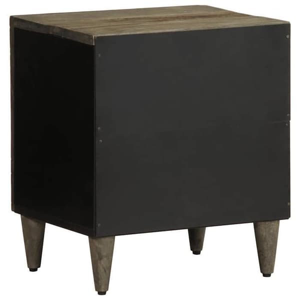 Maison Exclusive - 2 stk natborde grå lys 40x33x46 cm solid mangotræ