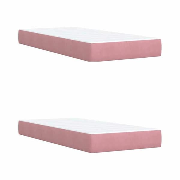 Maison Exclusive - Boxspring säng med Rose madrass 200 x 200 cm Sammet