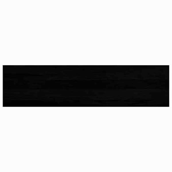 Trappe - EKSKLUSIV HUS - 100x25x2 cm - Massiv eg - Brun-sort - Sæt af 2 brun-svart