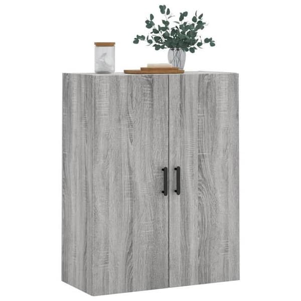 Maison Exclusive - Sonoma harmaa seinäkaappi 69,5x34x90 cm Sonoma grå