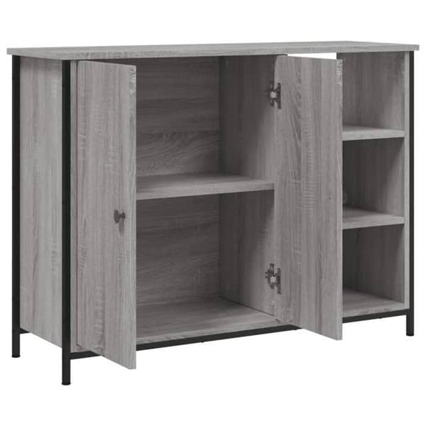 Maison Exclusive - Buffet sonoma grå 100x33x75 cm ingeniørtræ