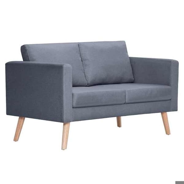 Maison Exclusive - 2-sitssoffa i mörkgrått tyg Mörkgrå