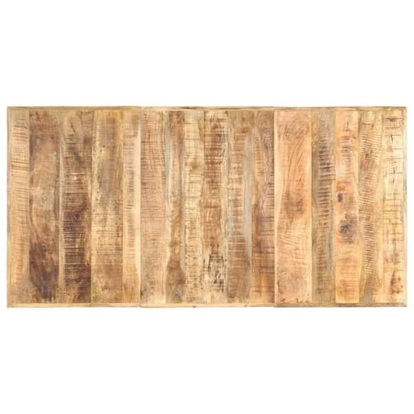Maison Exclusive - Spisebord 180x90x76 cm Solid rå mangotræ Rått mangoträ
