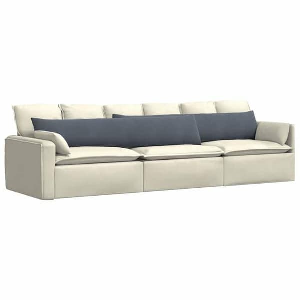 Maison Exclusive - Soffkuddar 2 st Mörkgrå 200 x 40 cm Mörkgrå