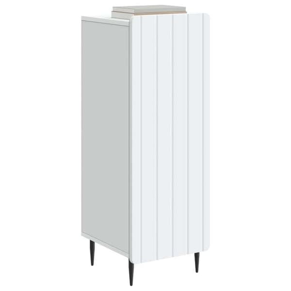 Maison Exclusive - Buffé Vit 34,5 x 33 x 92 cm Ingenjörsträ