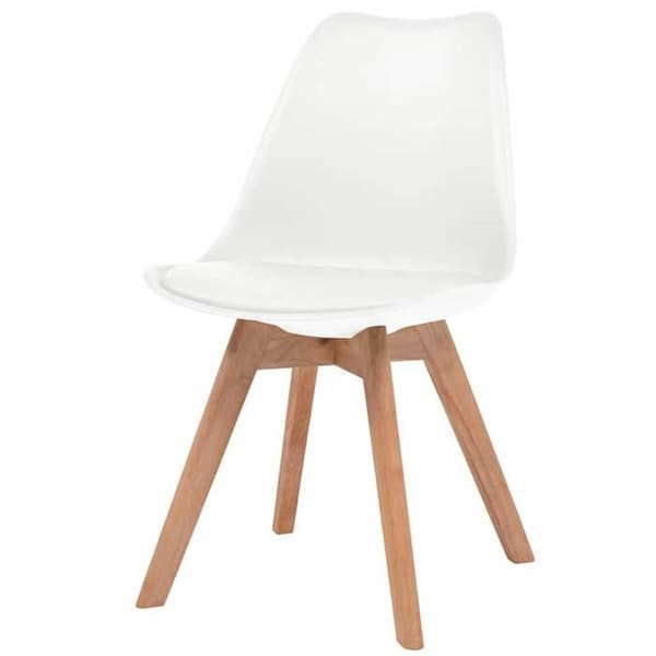 Maison Exclusive - Spisestole sæt af 4 Hvid Plastik