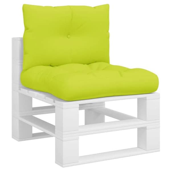 Maison Exclusive - Pallet puder sæt af 2 lys grøn stof