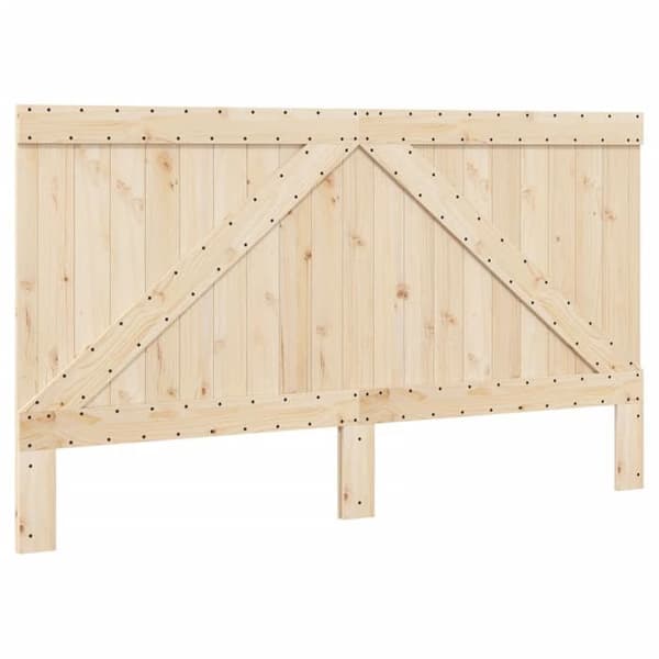 Maison Exclusive - Sängyn runko ilman patjaa harmaa 200x200 cm mäntyä Grå