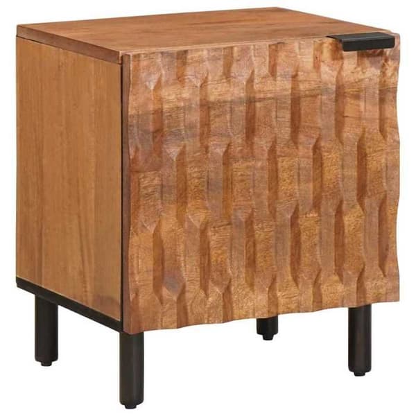Maison Exclusive - Natbord 2 stk Brun 40 x 33 x 46 cm
