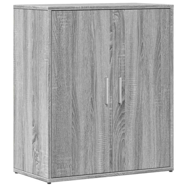 Maison Exclusive - Bufféer 2 st sonoma grå 60x31x70 cm ingenjörsträ