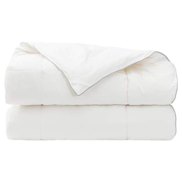 Maison Exclusive - Duntäcke 155x220 cm Vinter 450 GSM Australiensisk ull Vit