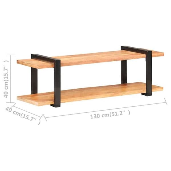 Maison Exclusive - TV-møbel 130x40x40 cm Solid akacietræ