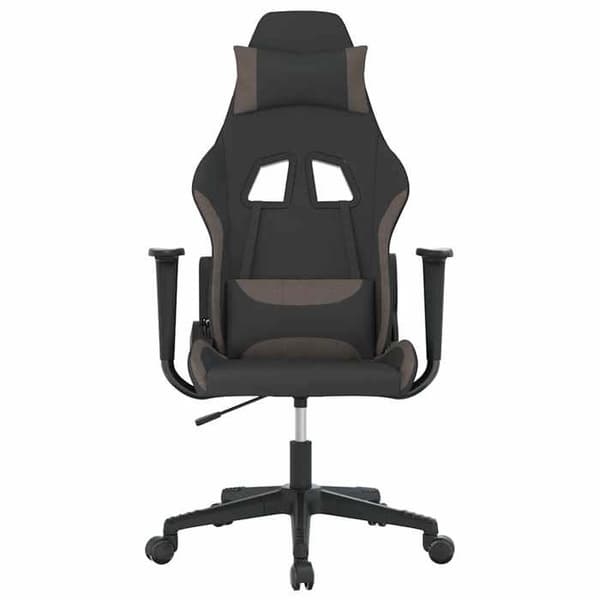 Maison Exclusive - Spilstol Sort og taupe Stof