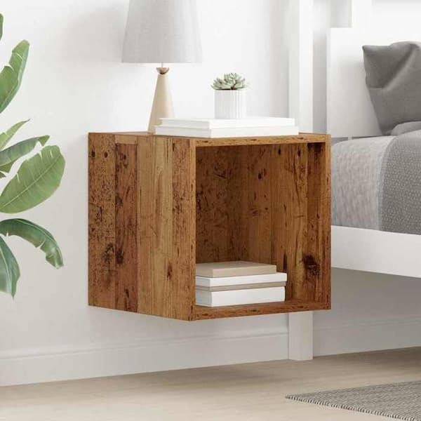 Väggmöbel - EXKLUSIV HEM - 37 x 37 x 37 cm - Ingenjörsträ - Brun - Rektangulär