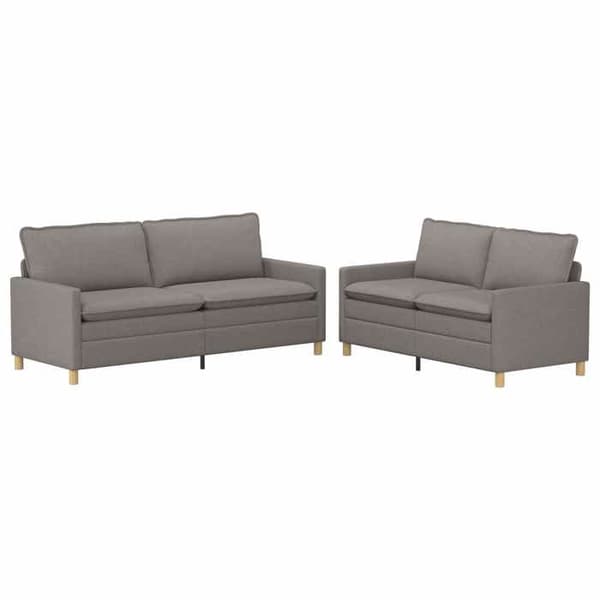 Maison Exclusive - 2 kpl sohvasetti taupe kangasta Mol